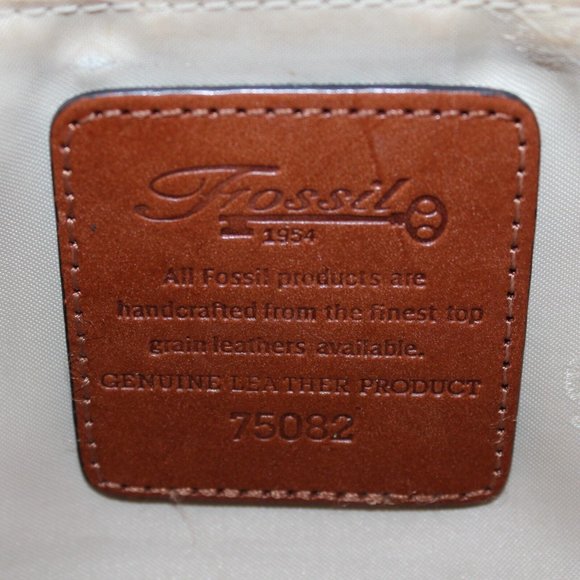 Fossil Fabric Woven Striped Multi Color Hobo Shoulder Purse Handbag Medium Bag - Picture 9 of 12